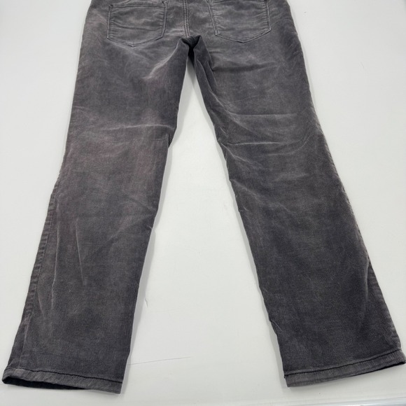 Free People Corduroy‎ Pants Gray Wash High Rise Casual Comfort Size 29 - Picture 11 of 11